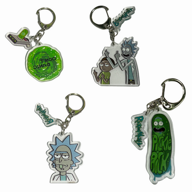 Llavero Rick and Morty acrilico