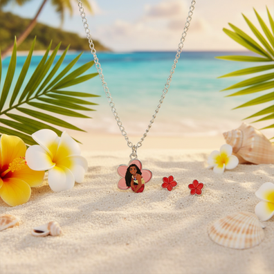 Collar y Aretes Moana