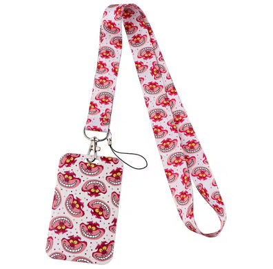 Porta Carnet Lanyard Alicia Cheshire