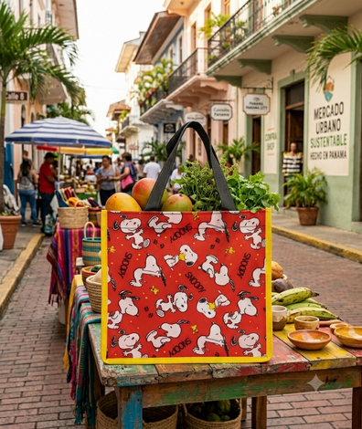 Bolso eco-friendly pequeño Snoopy