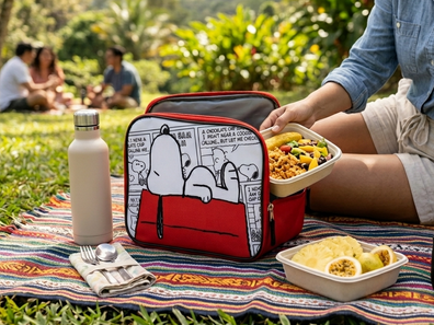 Lonchera Snoopy Termina Roja