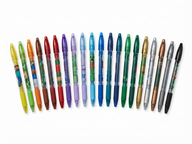 Set de bolígrafos de Minecraft 20 super colores