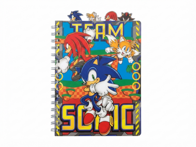 Libreta Sonic anillos