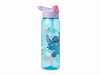 Botella Stitch Aqua con tapa lila