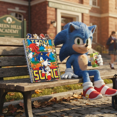 Libreta Sonic anillos