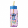 Botella Rosada con tapa azul