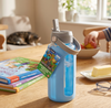 Botella de Agua de Vidrio Minecraft azul