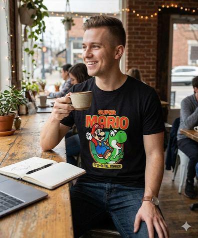 Sweater Suéter Super Mario & Yoshi