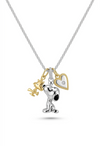 Collar snoopy Dorado Pateado