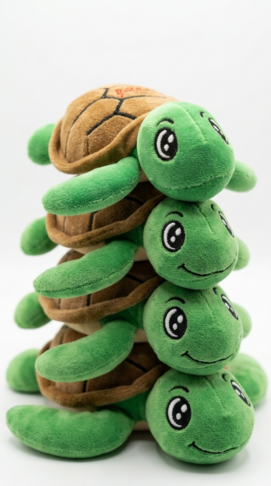 Llavero peluche Panamá tortuga y perezoso
