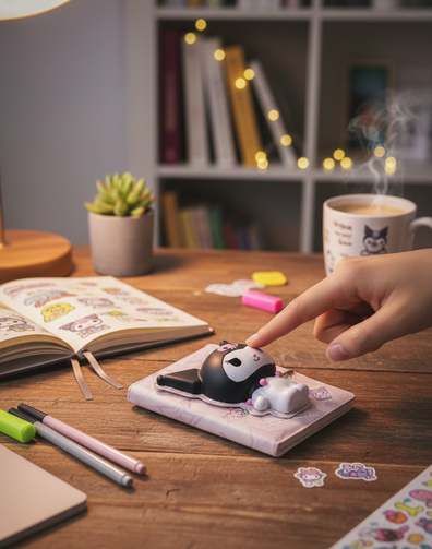 Cuaderno, Libreta  Kuromi Squishy