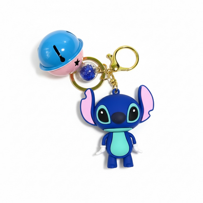 Llavero stitch con cascabel