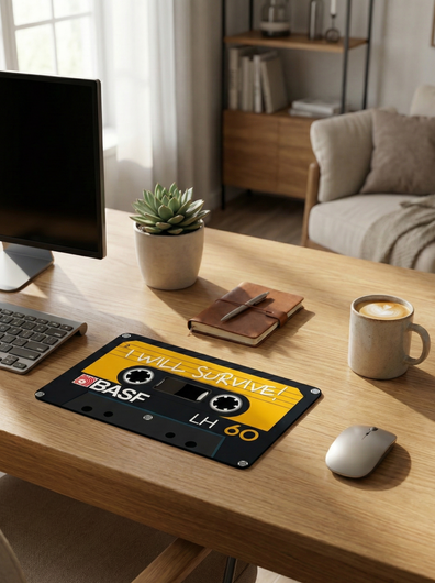 Mousepad Casette Retro