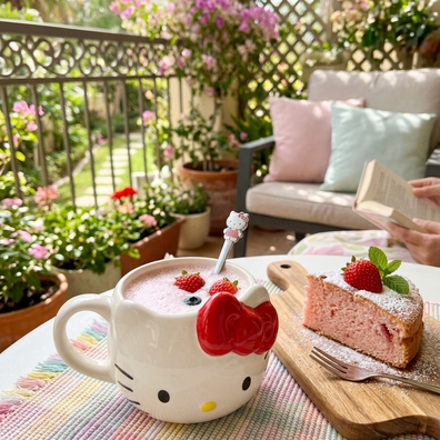 Taza Hello kitty Cara 3D