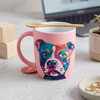 Taza Perro Rosada