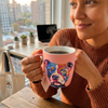 Taza Perro Rosada