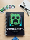 Libreta o cuaderno Minecraft  con separadores Creeper