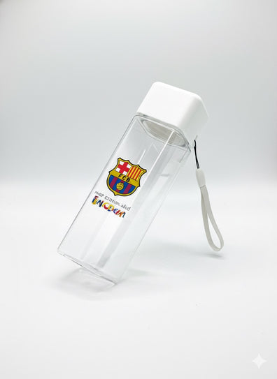 Botella de agua FC Barcelona (cuadrada)