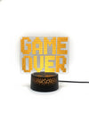 Lampara Neon 3d Game Over