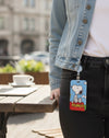 Porta Carnet Retractil Snoopy