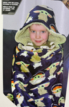 Manta Para niñños con capucha Hoodie Baby yoda, Grogu Star Wars