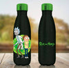 Rick and Morty - Botella de agua de acero inoxidable que brilla en la oscuridad de 20 onzas