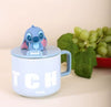 Taza Stitch Con tapa y soporte de telefono