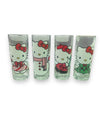 Set 4 Vasos Hello kitty Navidad