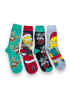 Set medias de Navidad los Simpsons  4 Pares