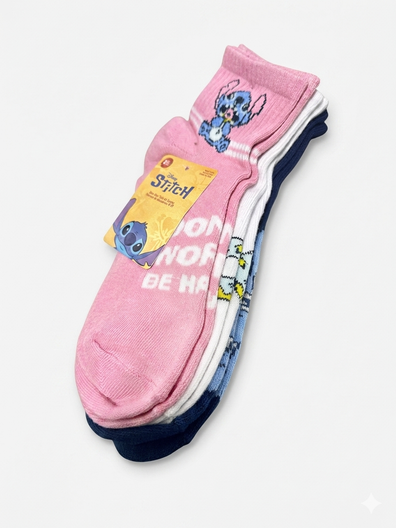 Set 3 pares de medias Stitch