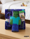 Set de viaje Minecraft manta peluche y almohada