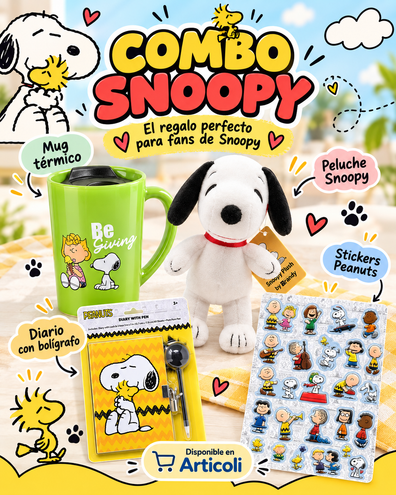 Combo Snoopy: 4 favoritos