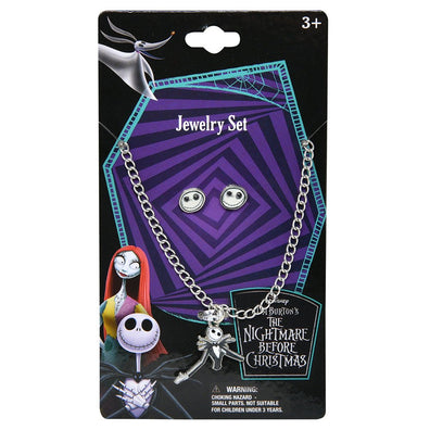 Collar y Aretes Jack Skeleton Nightmare Before Christmas