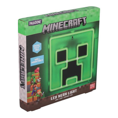 Lampara Led Neon Minecraft Creeper