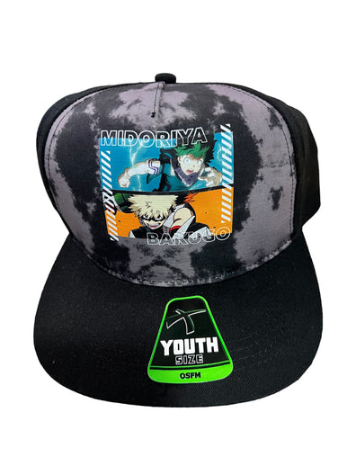 Gorra My Hero Academy Midoriya y Bakugo