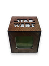 Reloj despertador Star Wars Caja de madera con luz