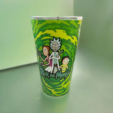 Vaso de vidrio Rick And morty