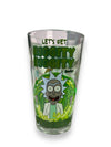 Vaso de vidrio Lets get riggity Rick  And Morty