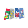 Set medias snoopy Navidad 4 Pares