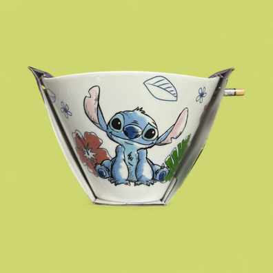 Taza bowl Ramen Stitch Verano