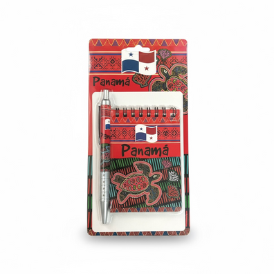 Set Libreta y Boligrafo Panama