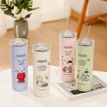 Vaso con Carrizo Snoopy