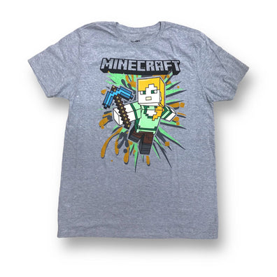 Franela Tshirt Minecraft Gris