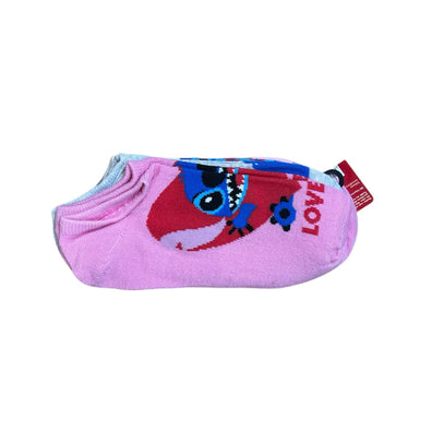 Set 5 Pares de Medias Stitch Corazones