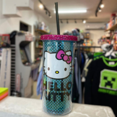 Vaso de Puntos con Carrizo Hello KittyÑ