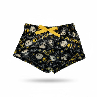 Short Pijama Snoopy Negro