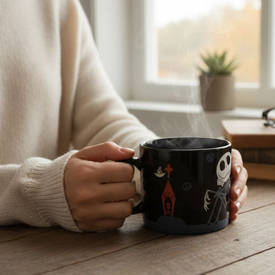 Taza Cambio de Color Jack y Sally