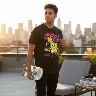 Franela Sueter Tshirt Bob Esponja Stoked