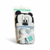 Set Toalla con capucha y 3 Pañitos Mickey Mouse