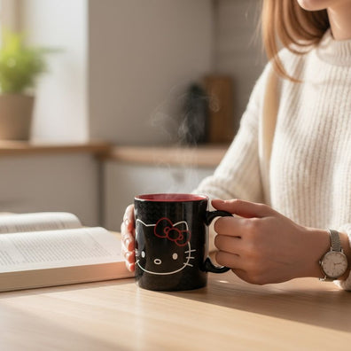 Taza Hello Kitty Negra